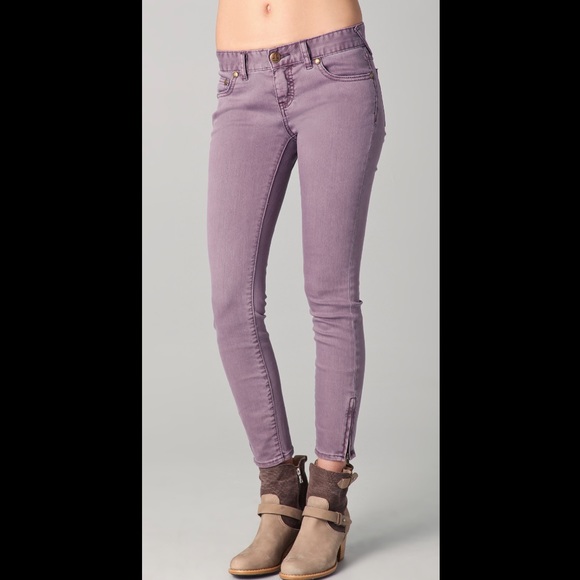 Free People Pants - Free People The Colored Skinny Jeans